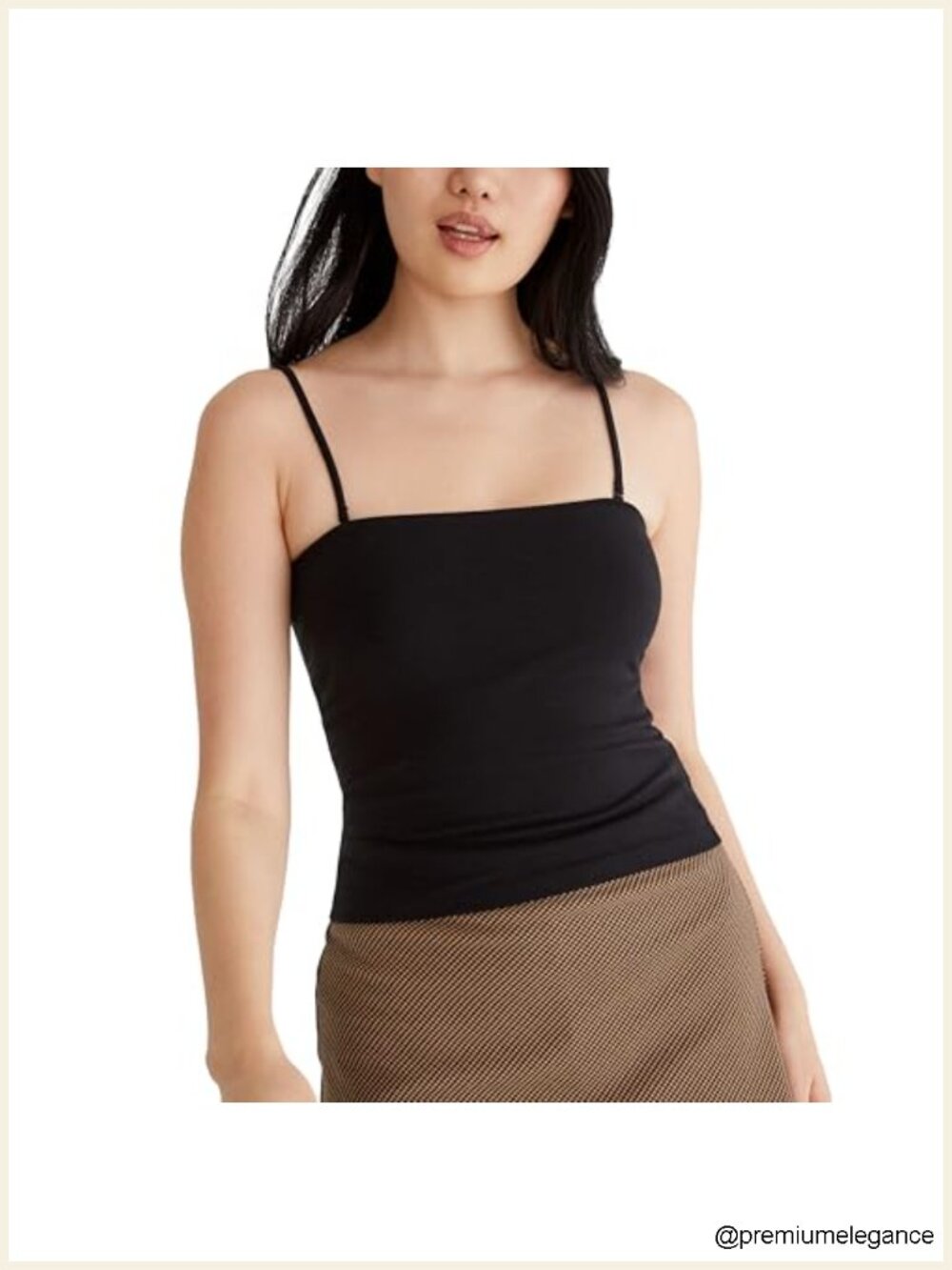 Everyday Tube Top Stretch Knit Cotton Spandex Sleeveless Strapless